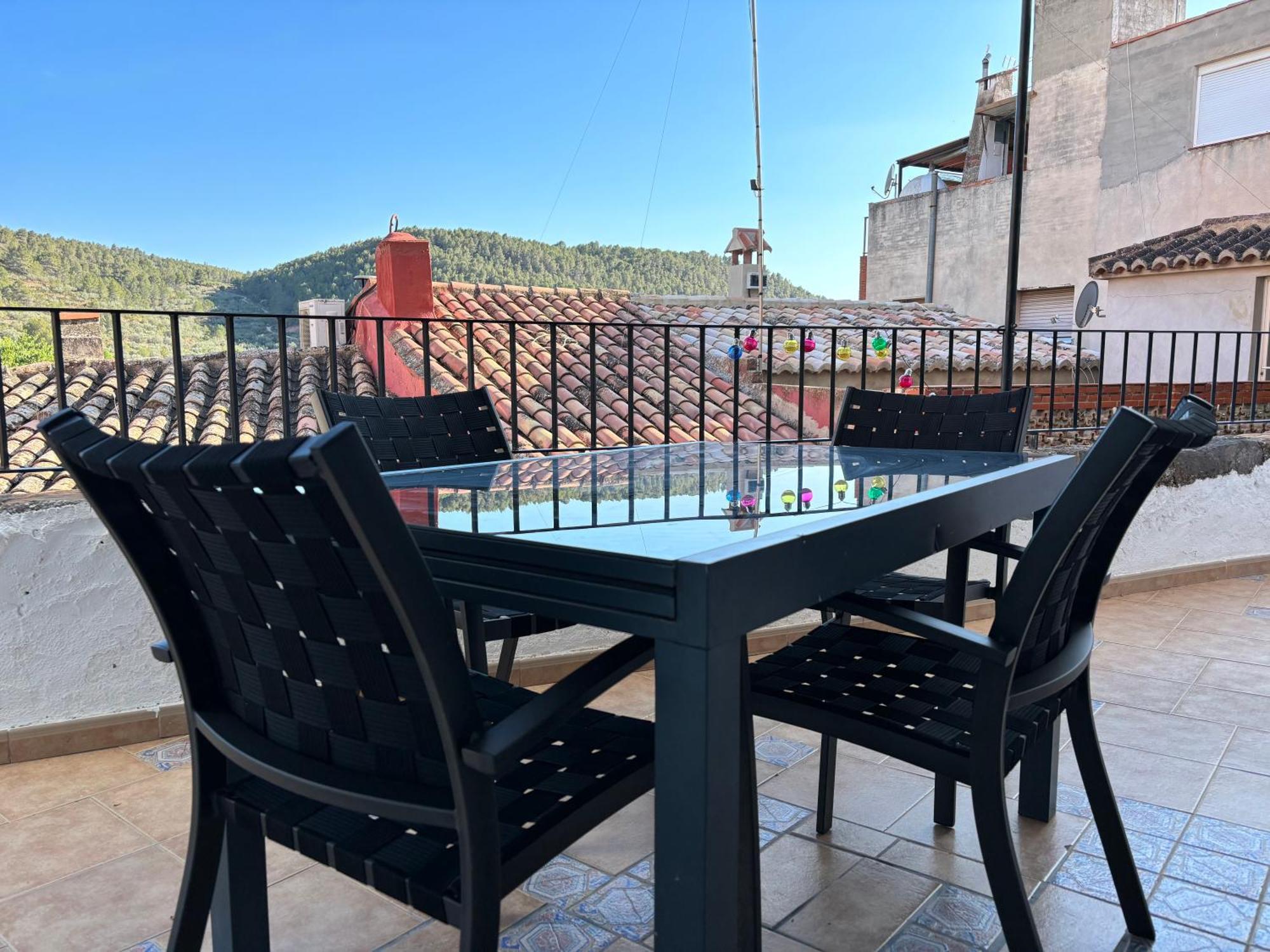 Piso En Vall De Almonacid Con Vistas, Aire Acondicionado, Wifi Y Smart Tv Dış mekan fotoğraf